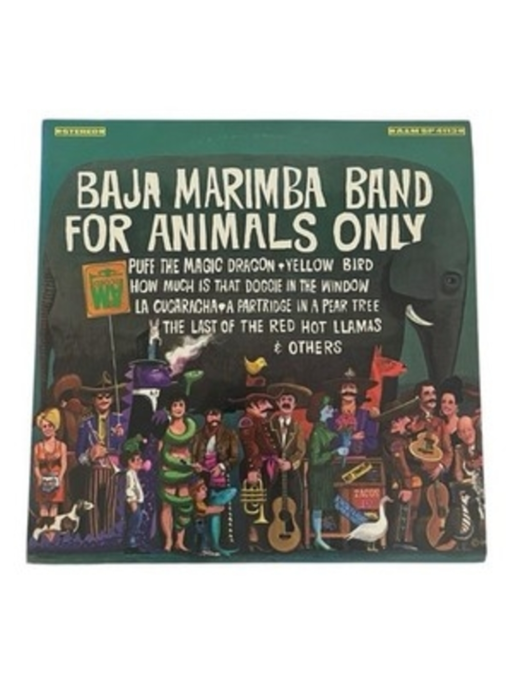 Baja Marimba Band For Animals Only Vinyl LP A&M Records Latin NM VG+ Fun